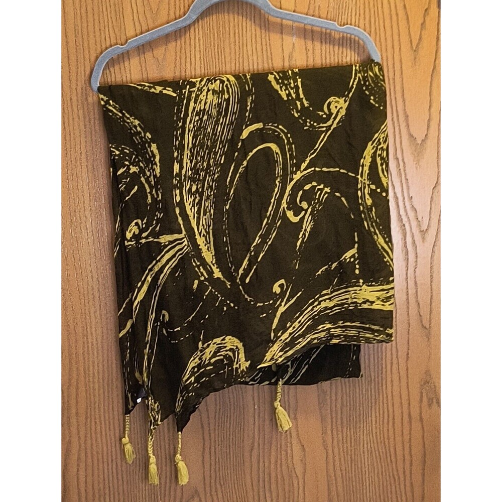 Lane Bryant Dual Green Colored  Evening Wrap Shawl Scarf 72" X 32"